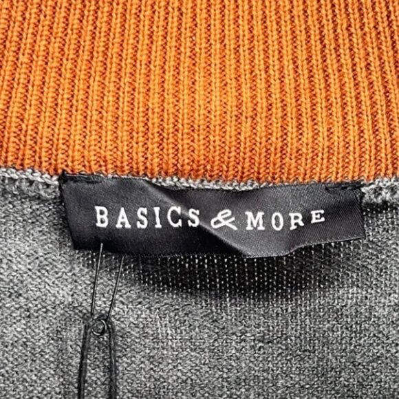 Basics & More Men's Half Zipper Pullover - L - Picture 5 of 6